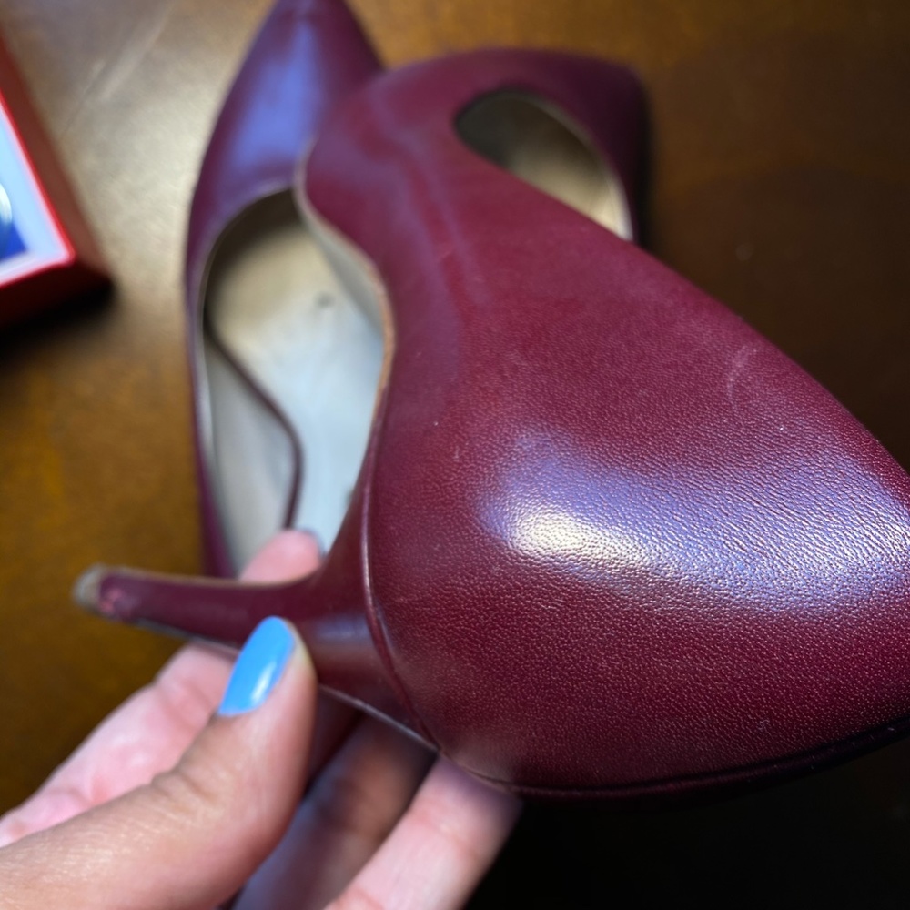 Red Pumps From Zara Size 9